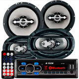 Kit Som Automotivo Bluetooth Auto Falante