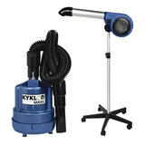 Kit Soprador Maxx 1400w + Secador 5000 Kyklon Azul Petshop 