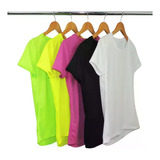 Kit Sortido 5 Camisetas Femininas Dry