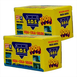 Kit Sos 100g Cola Caixa D'água Tubo Azulejo Piscina - 2 Und