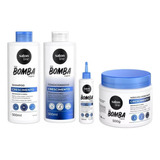 Kit Sos Bomba Shampoo Condicionador Tonico