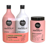 Kit Sos Hidratação Shampoo + Condicionador + Máscara 1l
