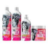 Kit Soul Power Color Curls Crespos Cachos 4 Itens