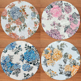 Kit Sousplat Americano 35cm Mesa Posta 4 Lugares Floral
