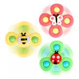 Kit Spin Pop De 3 Peças De Brinquedos Giratórios Interativos