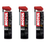 Kit Spray Lubrificante Corrente Motul C3 Off 400ml C/ 3 Unid