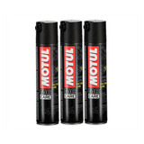 Kit Spray Lubrificante Corrente Motul C4 400ml C/ 3 Unidades
