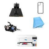 Kit Sublimação A4+38x38+prensa De Canecas+ Epson F170 110v