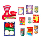 Kit Super Feirinha Alimentos Cozinha Brinquedo