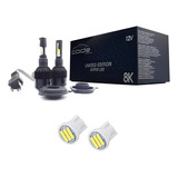 Kit Super Led 8000k H1 H3 H4 H7 H8 H9 H11 Hb3 Hb4 Carro Moto