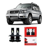 Kit Super Led H4 Luz Econômia Energia Cinoy Mitsubishi Tr4