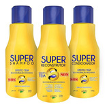 Kit Super Reconstrutor Efeito Teia Sos Capilar Livity 250 Ml