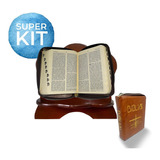 Kit Suporte + Bíblia Com Índice