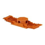 Kit Suporte Caixa De Luz Laje Cb Octogonal 4x4 Laranja Tigre