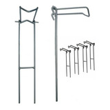 Kit Suporte De Pesca Apoio Espera Vara Barranco 6 Unidades