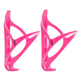 Kit Suporte Garrafa Bike Caramanhola Squeeze Ptk Preto 28gr Cor Rosa