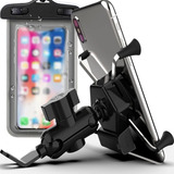 Kit Suporte Para Celular Moto Com