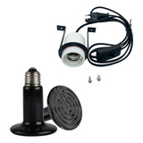 Kit Suporte Soquete Fixo + Lâmpada Cerâmica G 220v 200w