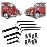 Kit Suporte Tubo Calco Parachoque Dt Tr Fusca 1200 59 69 100