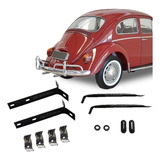 Kit Suporte Tubo Calco Parachoque Tras Fusca 1200 59 69 100k