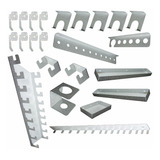 Kit Suportes Para Painel De Ferramentas Com 23 Unidades