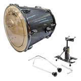 Kit Surdo Bumbo 16 X 16 Aro 2mm + Elevador De Surdo Torelli
