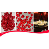 Kit Surpresa Romântico 200 Pétalas 16 Balão 6 Velas