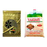 Kit Sushi Arroz Japonês Yanagi + Alga Nori 10 Folhas