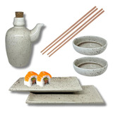 Kit Sushi Comida Japonesa Porcelana 2