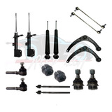 Kit Suspensao Amortecedor Bandeja Bieleta Pivo Terminal C4