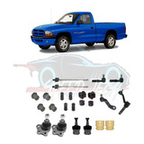 Kit Suspensao Pivo Braço Terminal Bucha Batente Dakota 4cc V6 V8 