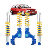 Kit Suspensão Regulável Rosca Tebão Slim - Vw Gol G2 