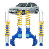 Kit Suspensão Regulável Rosca Tebão Slim - Vw Gol G4