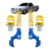 Kit Suspensão Rosca Regulavel Saveiro G3/ G4 Roda 17/18