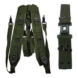 Kit Suspensorio E Cinto Na Verde Padrao Exercito Brasileiro