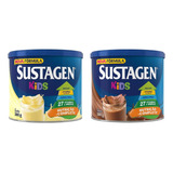 Kit Sustagen Kids Complemento Alimentar Chocolate