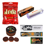Kit Tabacaria Filtro Leda Bolador Dichavador Seda Promoção