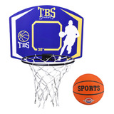 Kit Tabela De Basquete Adulto Aro De Aço + Rede + Bola N7