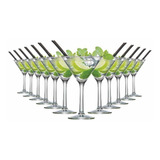Kit Taça De Martini Jogo Kit Conjunto 12 Pcs
