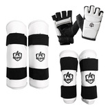 Kit Taekwondo Protetor Luva + Caneleira + Antebraço Sulsport