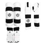 Kit Taekwondo Protetor Meia + Caneleira + Antebraço Sulsport