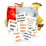 Kit Tags Frases Diversas Para Bebidas Drinks Gin 40 Tags