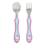 Kit Talher Infantil 2 Unidades Unicórnio Multicor Buba