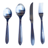 Kit Talheres 24 Pcs Inox Colher Garfo Faca Fratelli Faqueiro