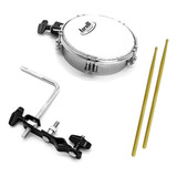 Kit Tamborim C/ Clamp Tt 409 + Suporte Percussão L Ta 430