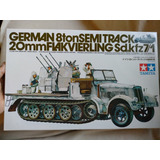 Kit Tamiya 1/35 8 Ton Semitrack With Flack Wierling