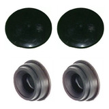 Kit Tampa Borracha Ar Quente Superior + Inferior Motor Fusca