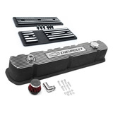 Kit Tampa De Válvula Opala 6cc + Laterais De Tucho Alumínio