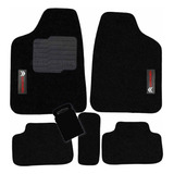 Kit Tapete Citroen Automotivo De Carpete Personalizado Preto