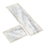 Kit Tapete De Cozinha Antiderrapante Absorvente Várias Cores